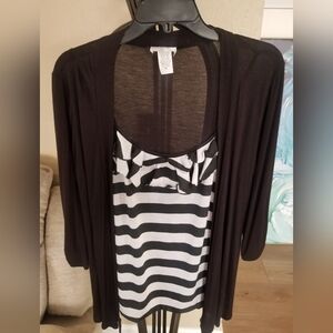 Lavish Black and Gray Knitwear